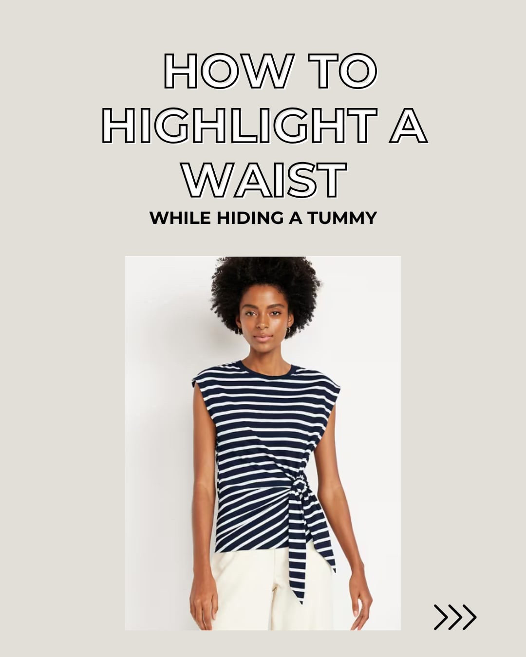 Sometimes body shape advice seems contradictory, like highlighting your waist while concealing your tummy, but all you need to do is understand how to use different elements of clothing to get the look you want. Here’s a roundup of tips that will show off your waist without showing off your tummy. 

Check out the post on Instagram to see why this works!

#LTKStyleTip #LTKOver40