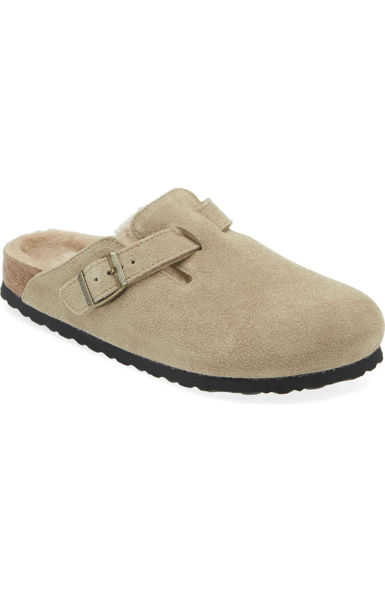 Boston Genuine Shearling Lined Clog (Women) | Nordstrom