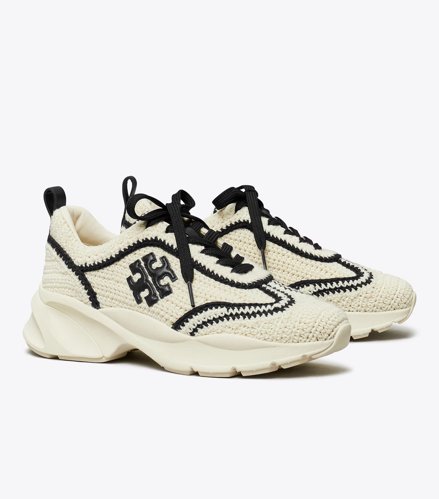 Good Luck Crochet Trainer: Women's Shoes | Sneakers | Tory Burch UK | Tory Burch (UK)