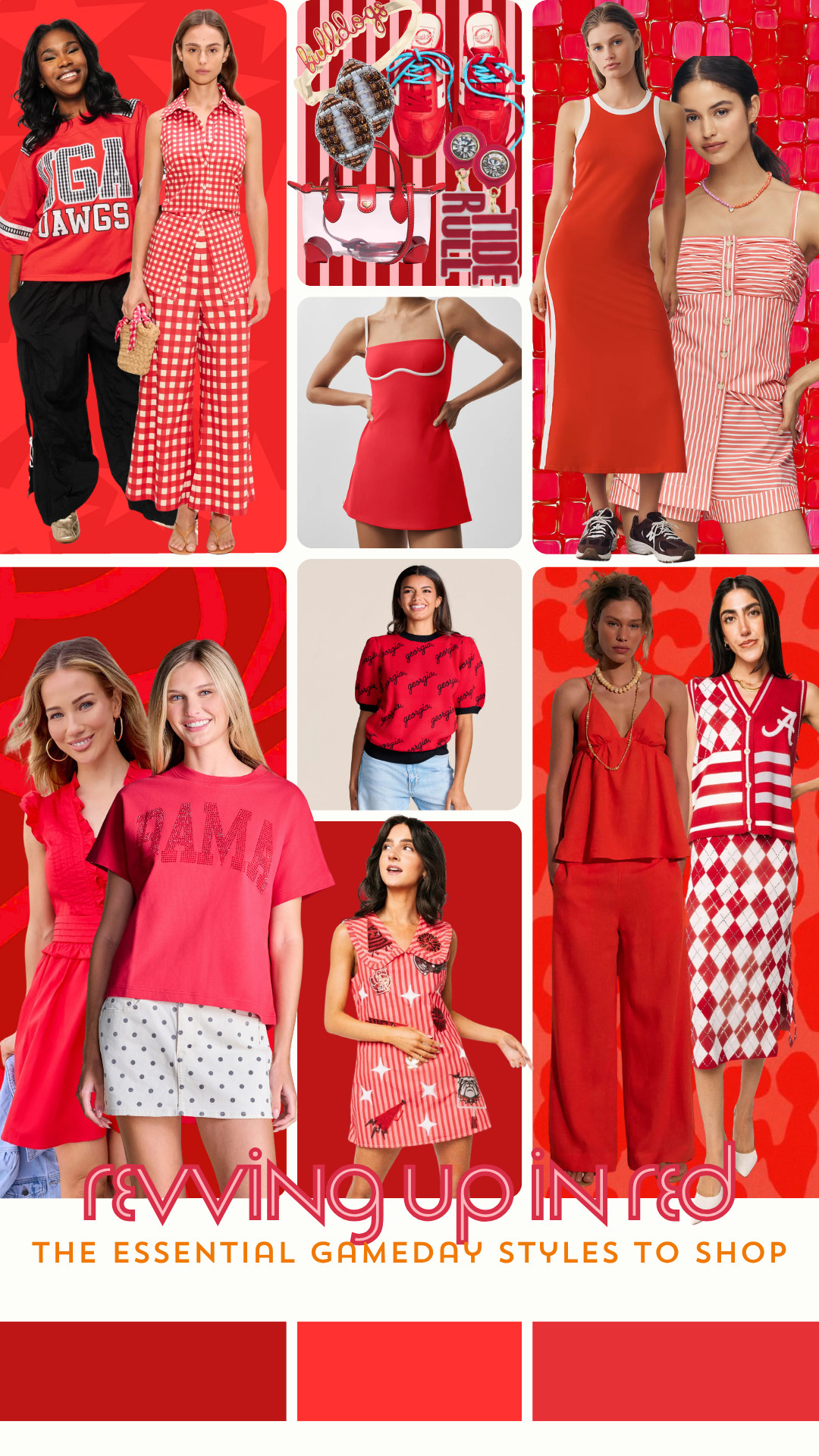 ❤️ Red hot and ready for kickoff. Whether you're cheering for the Dawgs, Tide, or your favorite team in crimson, these picks are equal parts cute and comfy for every Saturday. 🏈 

 #LTKootd #LTKSeasonal