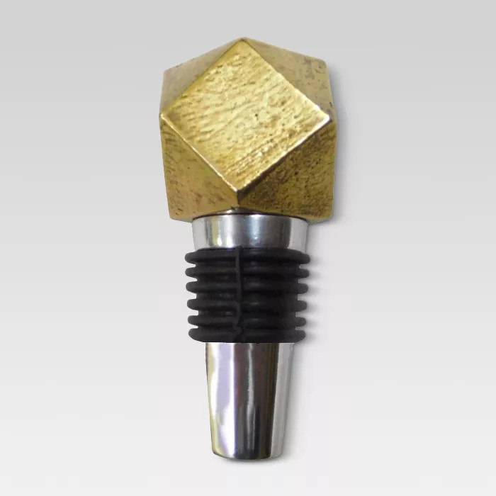 Bottle Stopper Aluminum/Gold - Threshold™ | Target
