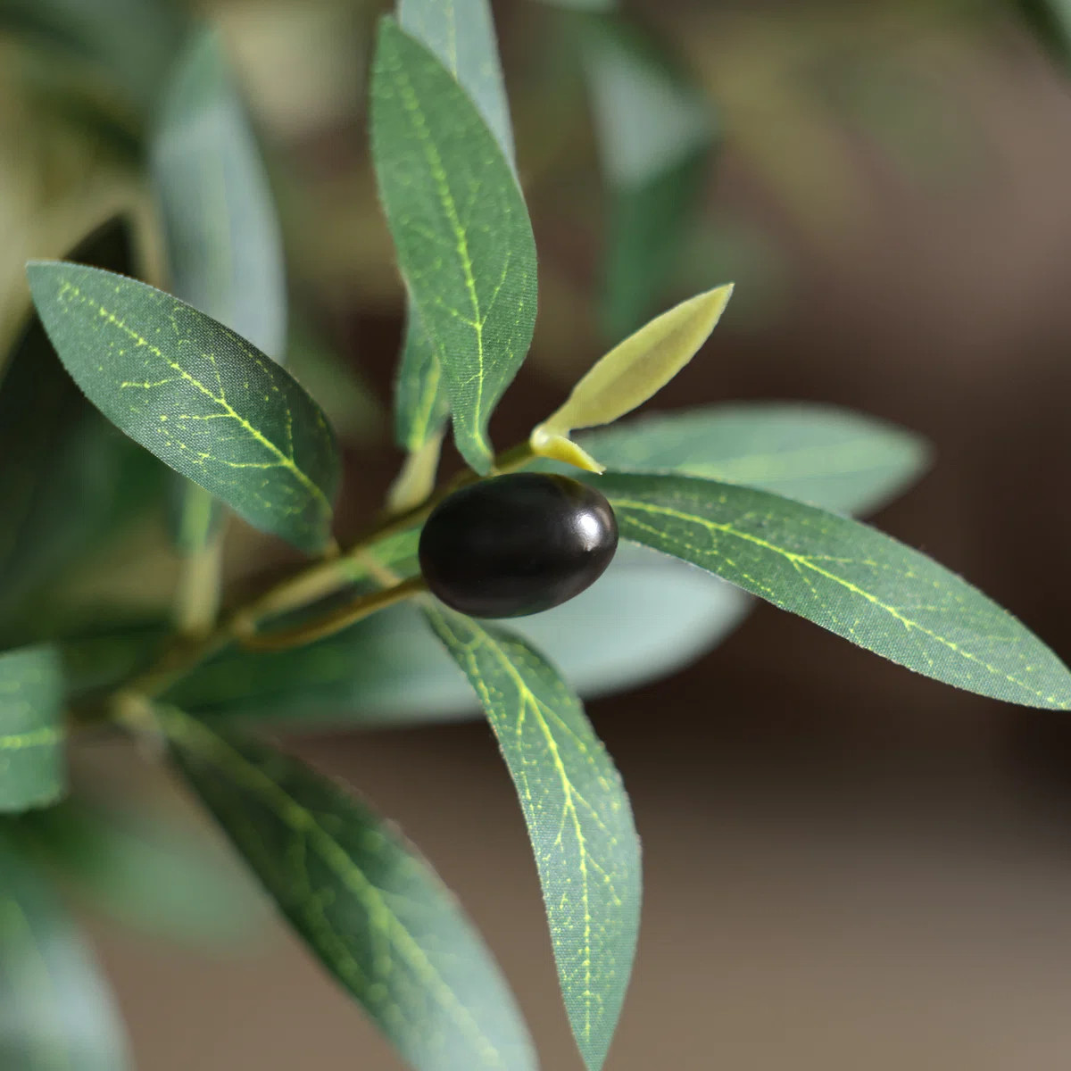 8FT Artificial Olive Tree - Tall Artificial Olive Tree As A Realistic Artificial Olive Tree, Silk... | Wayfair North America