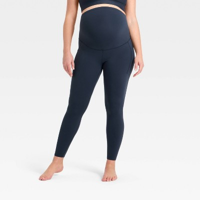 Everyday Soft Maternity Pocketed 7/8 Leggings - All In Motion™ Dark Blue L | Target