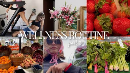 wellness routine pt.2 | grocery haul, workouts, recipes, etc.