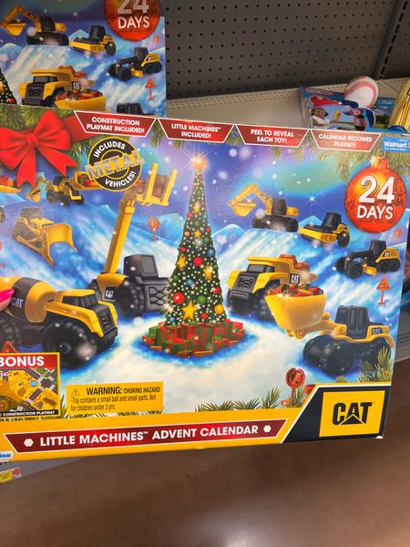 CAT trucks and construction toys ! 
LITTLE MACHINES ADVENT CALENDAR. 2023 advent calendars for Christmas! 

#LTKGiftGuide #LTKkids #LTKHoliday