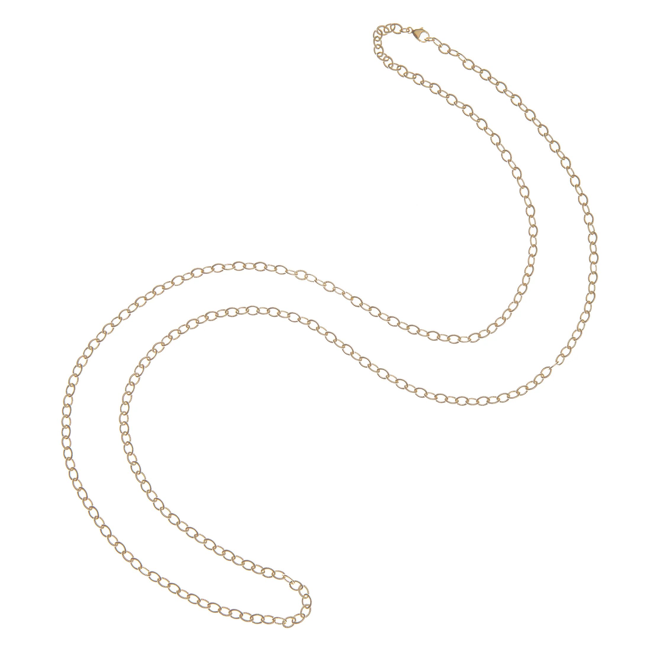 Mini Twist 32 inch Link Gold Plated Chain | Jane Win