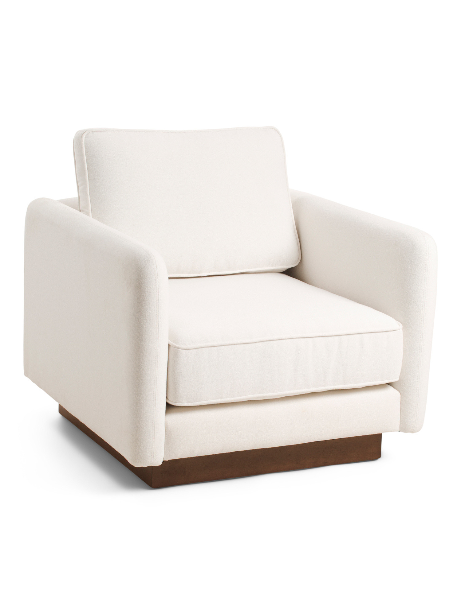 31in Vernon Walnut Veneer Accent Chair | Furniture & Lighting | Marshalls | Marshalls