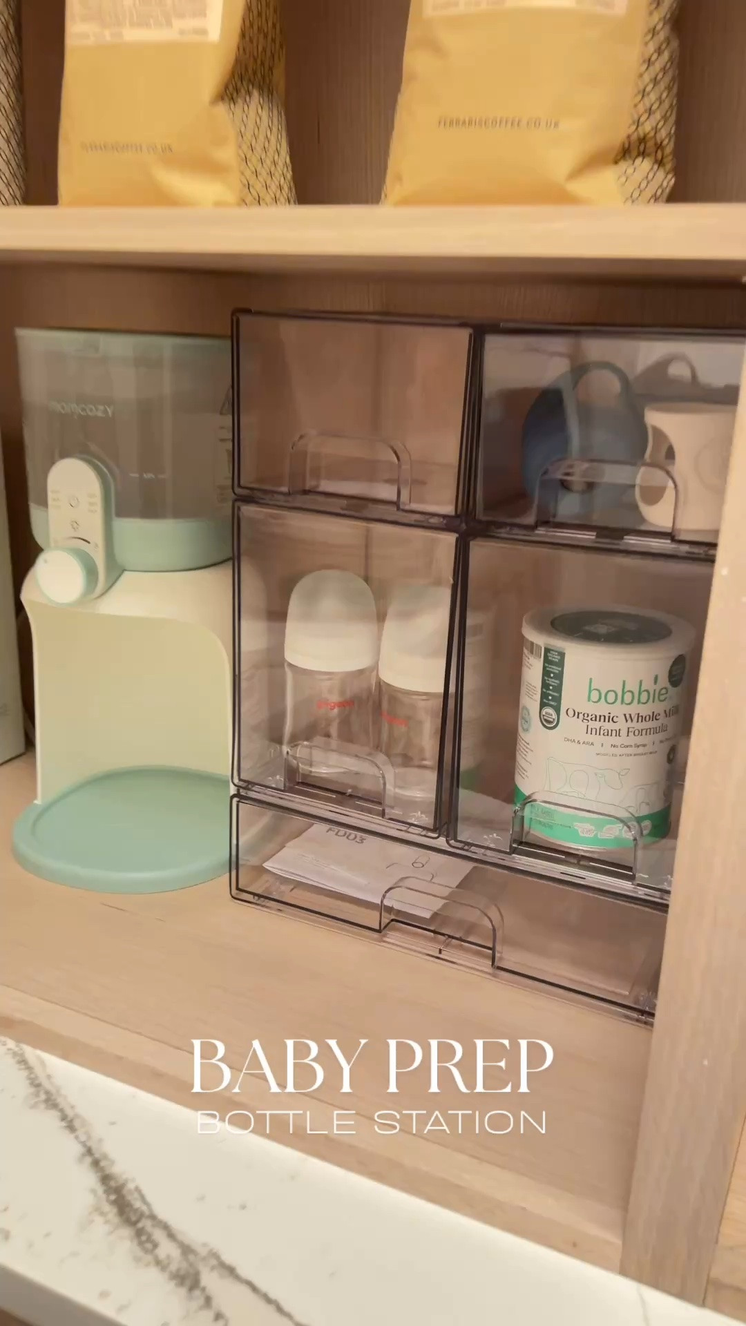 Everything I have set up at our bottle station! Instant water warmer/dispenser, bottles, bottle organizer, portable milk warmer, etc! Eventually planning to combo feed since I’ve always had low milk supply, so built this station here to make everything easy when making formula bottles!

#LTKBaby #LTKmomlife #LTKHome