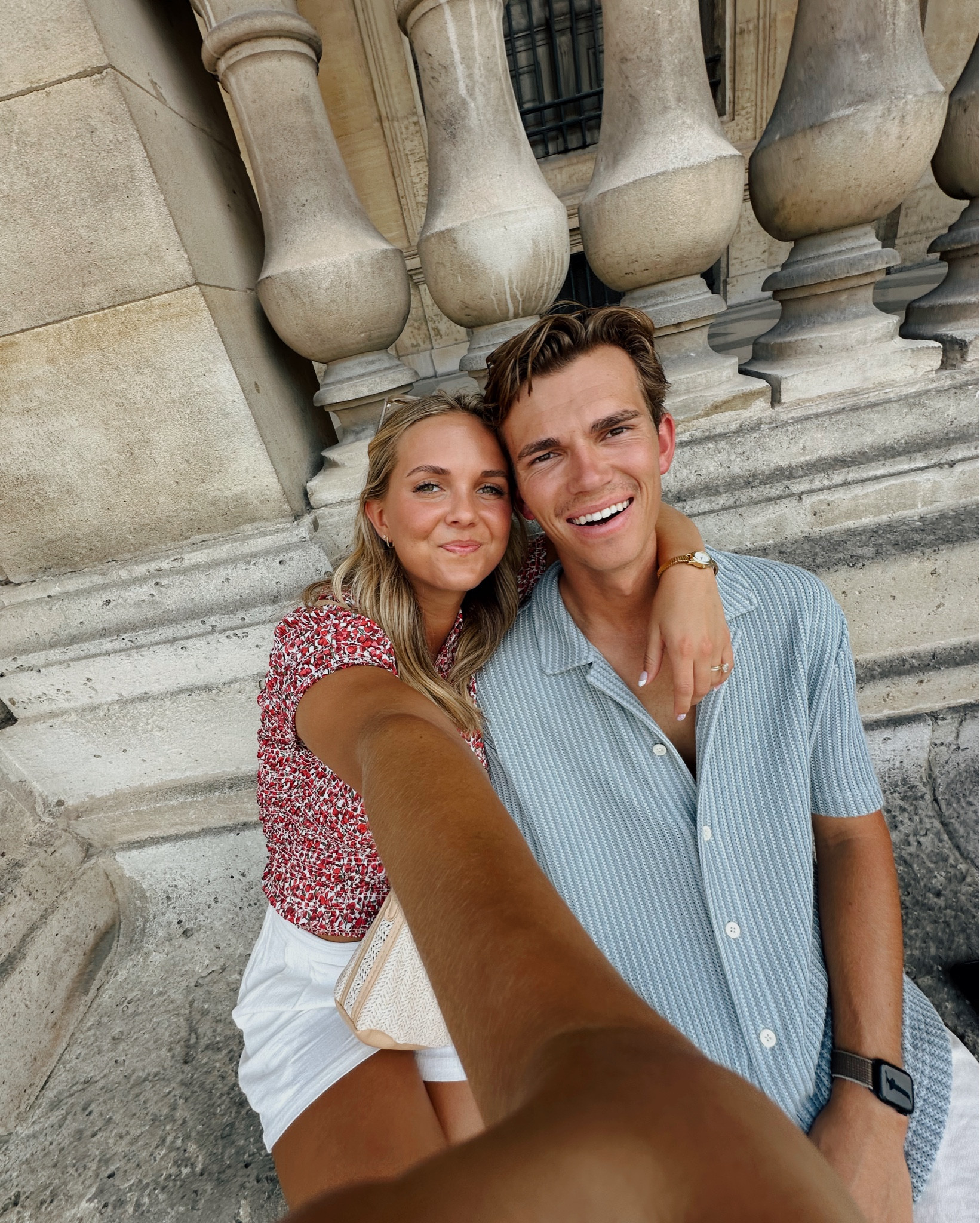 Me and my husband’s Paris outfits!! 