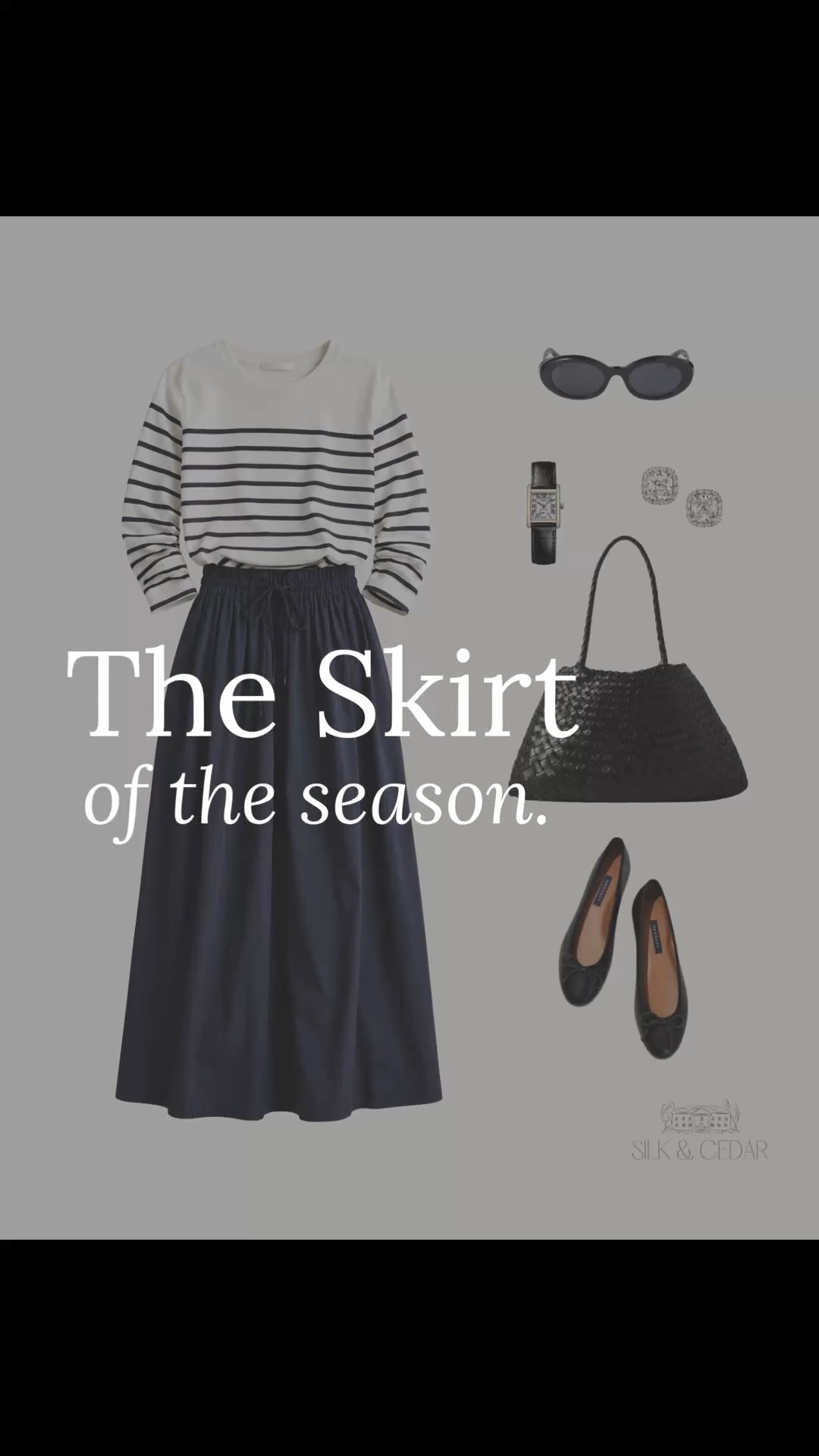 The skirt of the season.

Proof that elegance rarely requires more. Just a few well-chosen pieces and a silhouette that works harder than the trends ever will.

One skirt.
Three outfits.
A hundred reasons to stop chasing novelty.

#capsulewardrobe #quietluxury #classicstyle #frenchstyle #elegantstyle #timelessfashion #summerstyle #fallfashion #refinedstyle #ltkfashion #ltkstyle #wardrobeessentials #minimalstyle #oldmoneyaesthetic #silkandcedar

#LTKootd #LTKOver40 #LTKdayinmylife