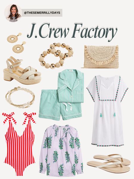 J.Crew Factory new arrivals in loving for spring and Summer 

#LTKshoecrush #LTKitbag #LTKswim