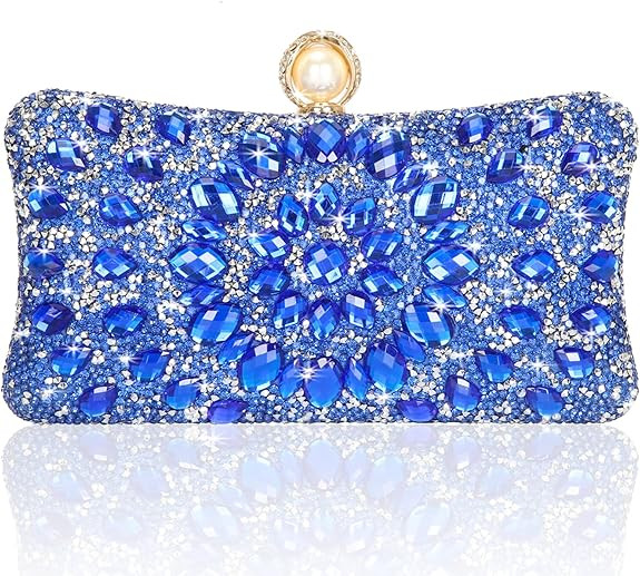 Women's Evening Bags Sparkly Rhinestone Clutch Purses Luxury Handbags | Sparkly, Rhinestone, Luxu... | Amazon (US)