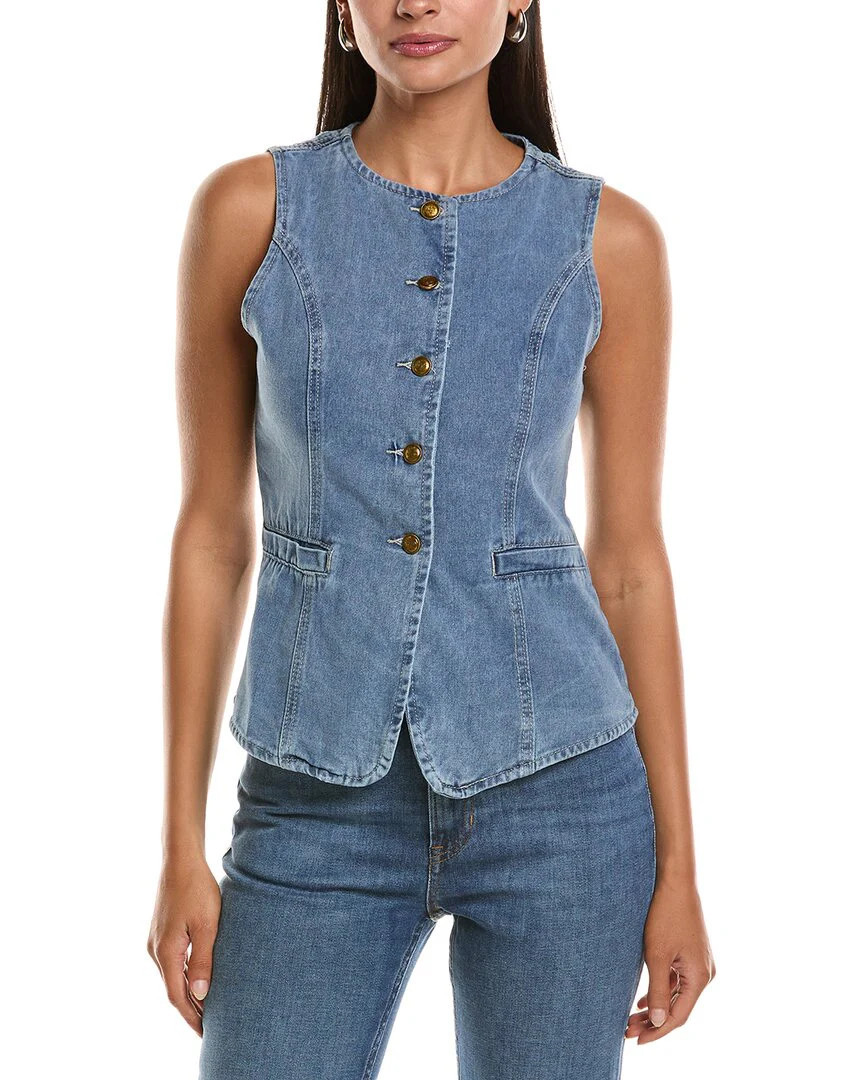 LUXE ALWAYS Denim Vest | Shop Simon