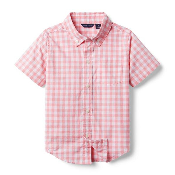 Gingham Poplin Shirt | Janie and Jack