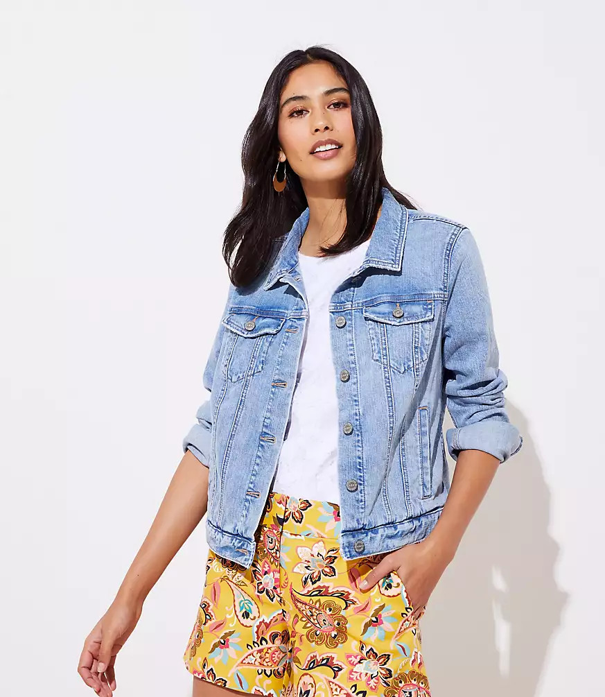 Modern Denim Jacket | LOFT