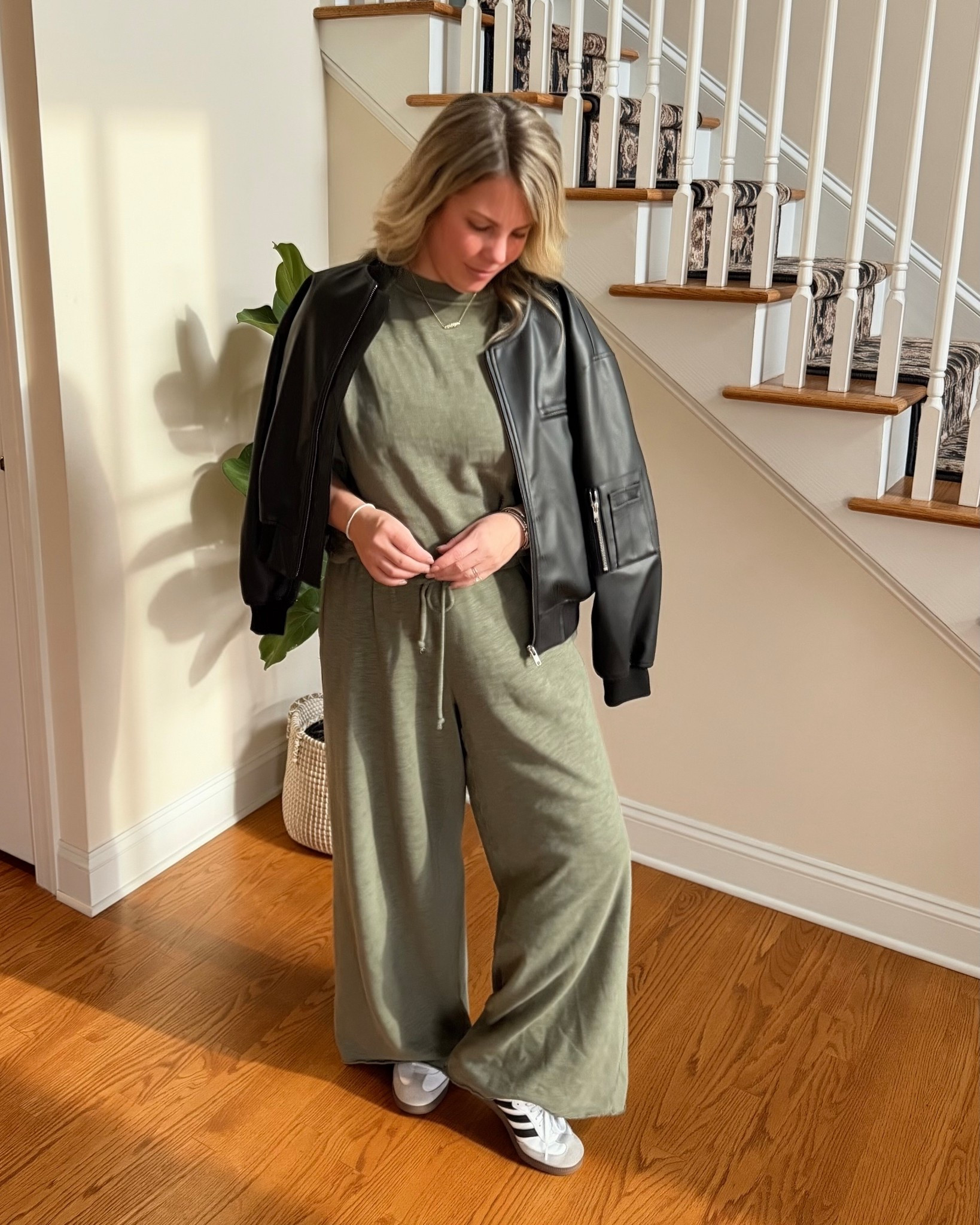 I’m officially obsessed with this cotton knit set from Aerie. The slub texture gives it that relaxed, elevated vibe, and the fact that it’s 100% cotton makes it even better. Wear it as the full set for an easy everyday look, or style the pieces separately with things you already have in your closet.

✔️ 100% cotton fabric
✔️ Lightweight + breathable
✔️ Relaxed, comfy fit
✔️ Perfect as a set or separates

Outfit deets ⬇️
Set: @Aerie 
Jacket: @VICI 
Sneakers: @adidas 

#LTKootd #LTKgrwm #LTKActive