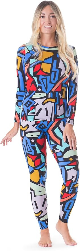 Rocky Thermal Underwear Women Long Johns Womens Thermals Top Bottom Set Fleece Lined Under Wear C... | Amazon (US)