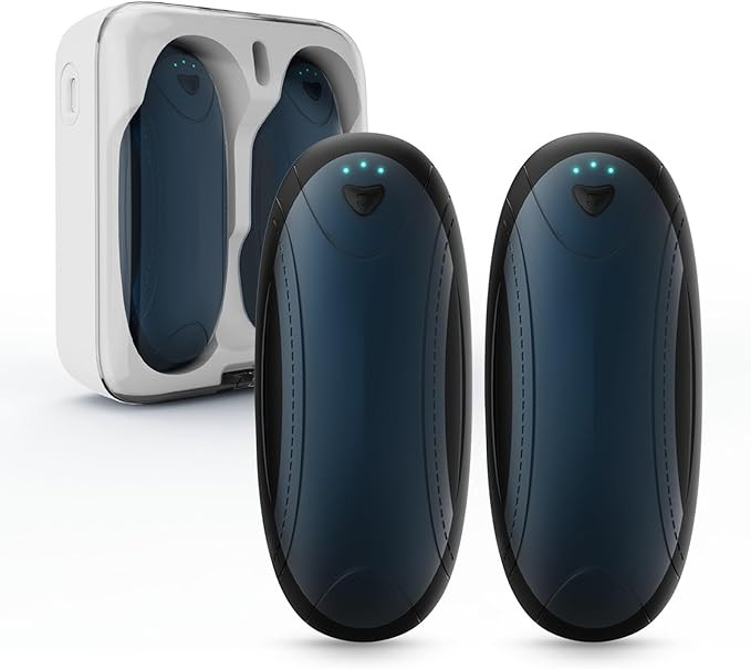 Hand Warmers 2 Pack with 10000mAh Charging Box,Portable Pocket Heater,24Hrs Long Safe Heat,Outdoo... | Amazon (US)