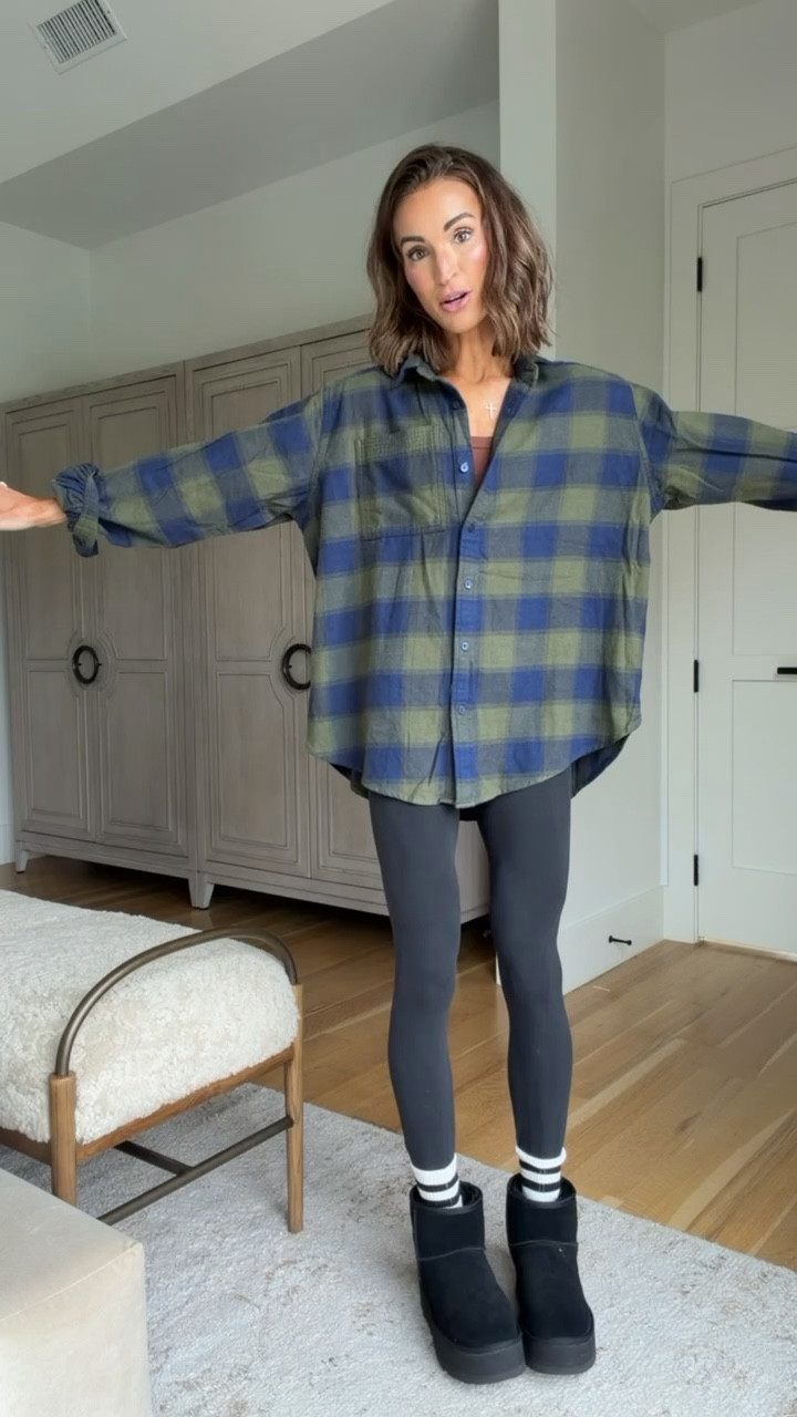 one of my favorite flannels 😍 40% off rn! 🤍

#LTKCyberWeek