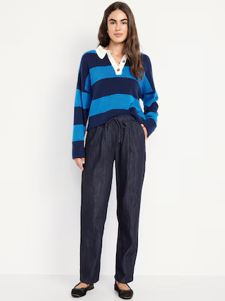 High-Waisted Billie Straight Ankle Trouser | Old Navy (US)