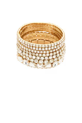 DANNIJO Valentina Gold Bracelet Set in Gold from Revolve.com | Revolve Clothing (Global)