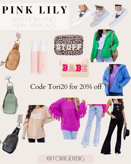 New arrivals and restocks! Use code Tori20 for 20% off #pinklily

#LTKstyletip #LTKcurves #LTKfit