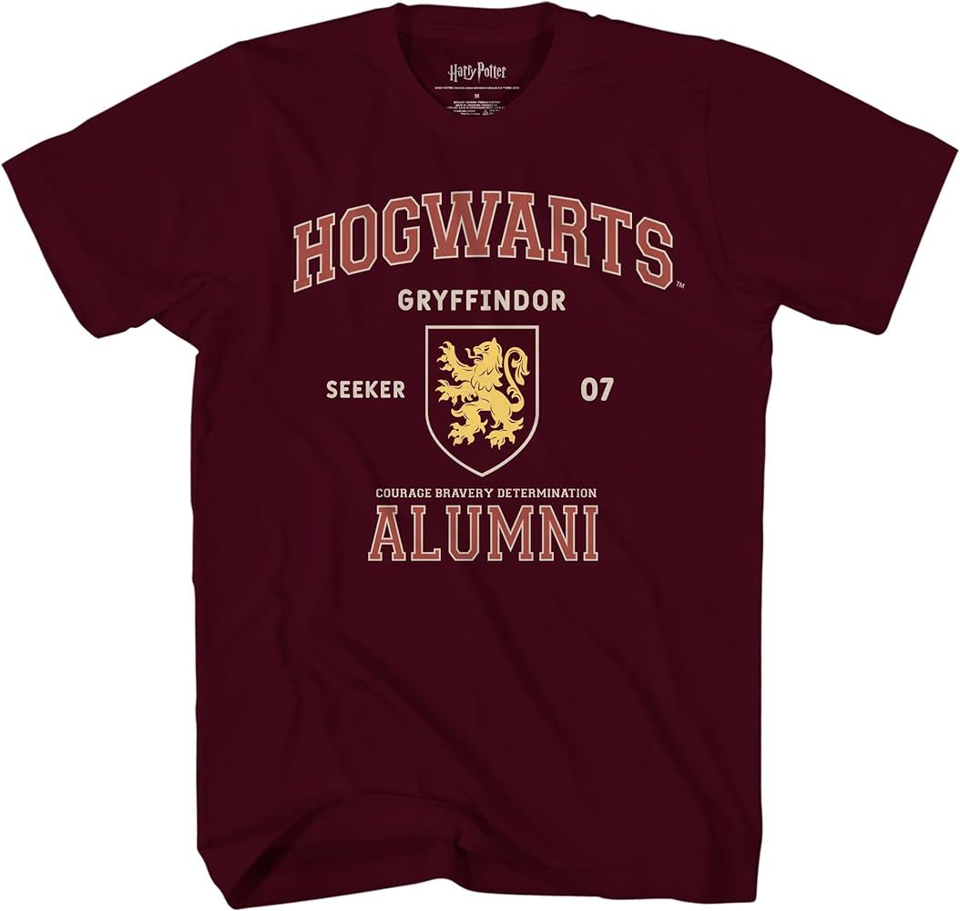 Harry Potter Gryffindor Slytherin Ravenclaw Hufflepuff Alumni Seeker Team Adult T-Shirt | Amazon (US)