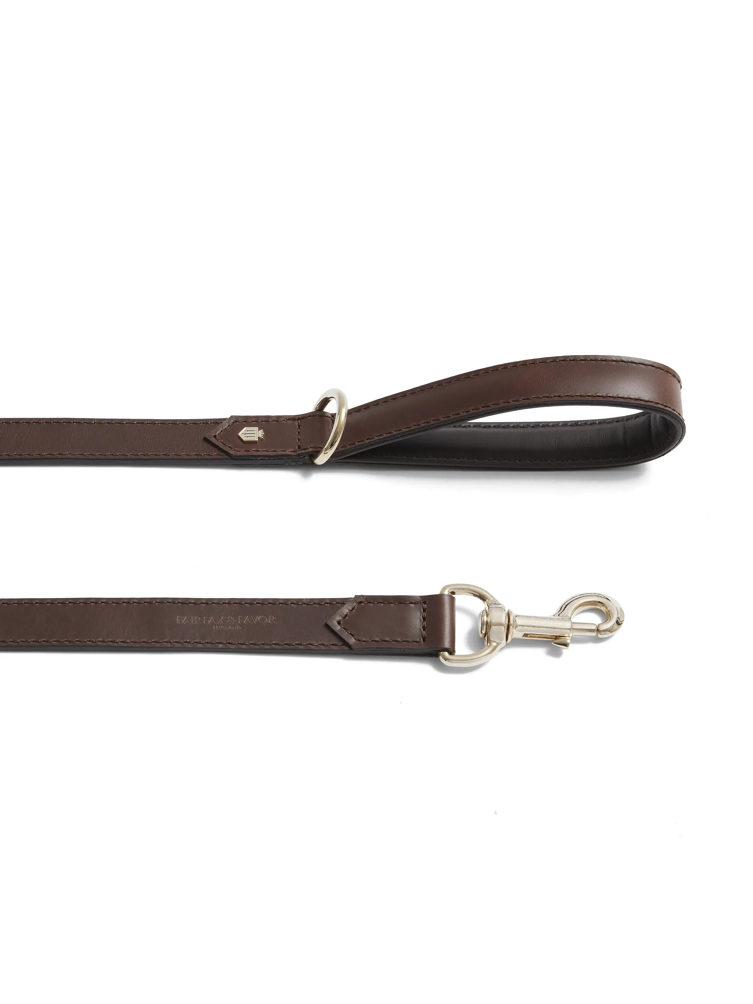 Fitzroy - Slim Dog Lead - Mahogany Leather | Fairfax & Favor | Fairfax & Favor (UK)