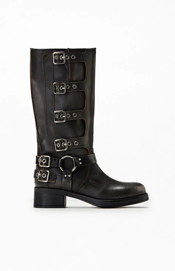 Steve Madden Women's Leather Rocky Boots in Brown - Size 7 | PacSun