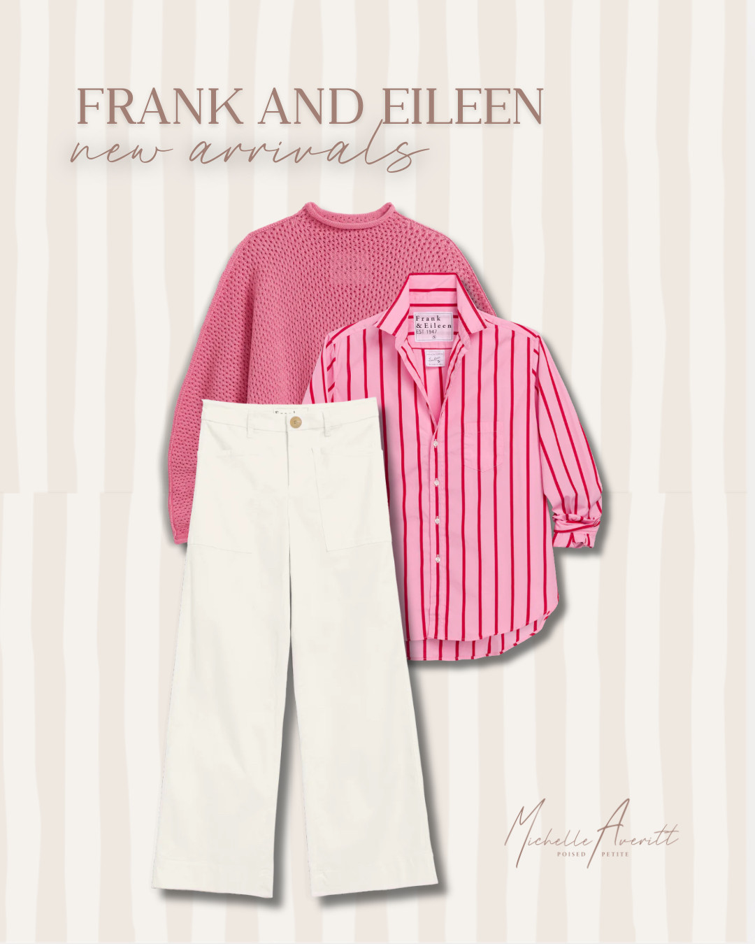Frank and Eileen's New Romantics collection is perfect for Valentine's Day and prepping your wardrobe for the spring.

petite fashion, fashion over 40, women's button up, white denim 

 #LTKootd #LTKOver40 #LTKPetite