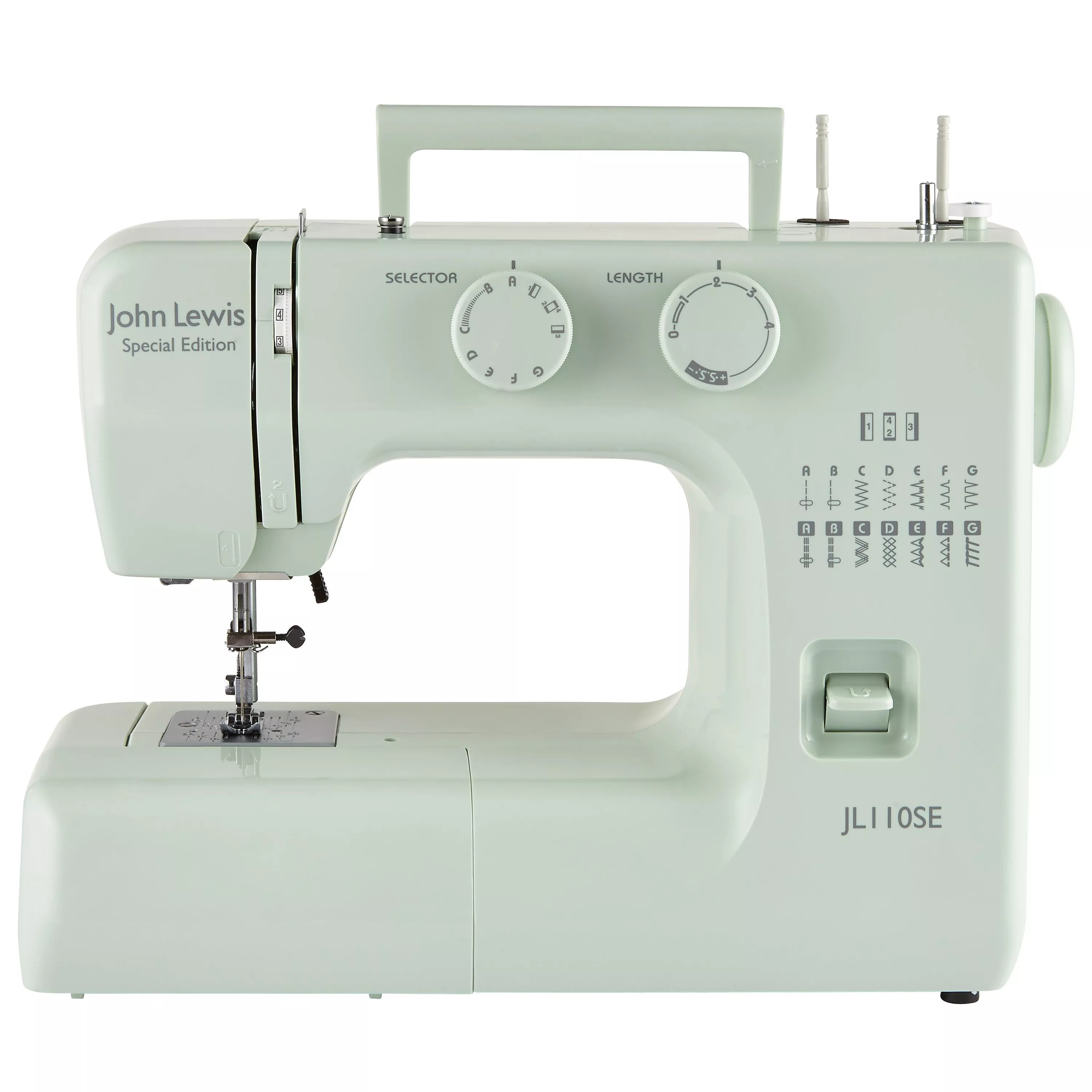 John LewisJL110 Sewing Machine, Peppermint | John Lewis (UK)