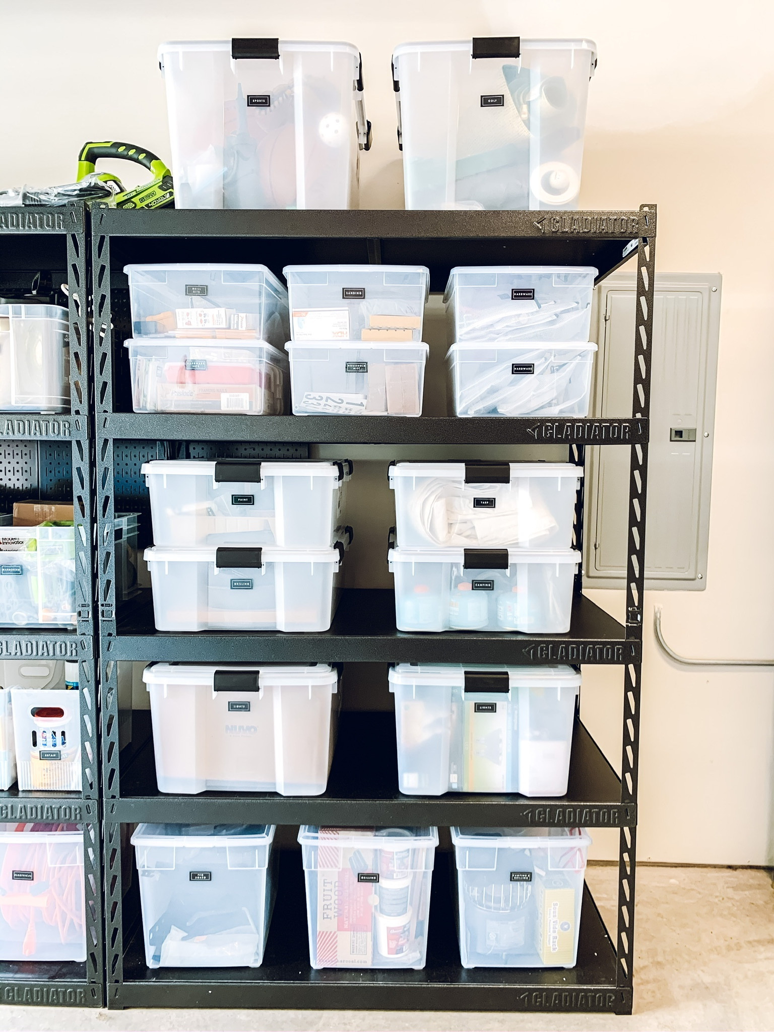 Garage organization ✨ The Container Store Weathertight Tote. The Container Store Our Deep Sweater Box. The Container Store Our Sweater Box. The Home Depot 4-Tier Industrial Duty Steel Freestanding Garage Storage Shelving Unit.

#LTKfamily #LTKhome