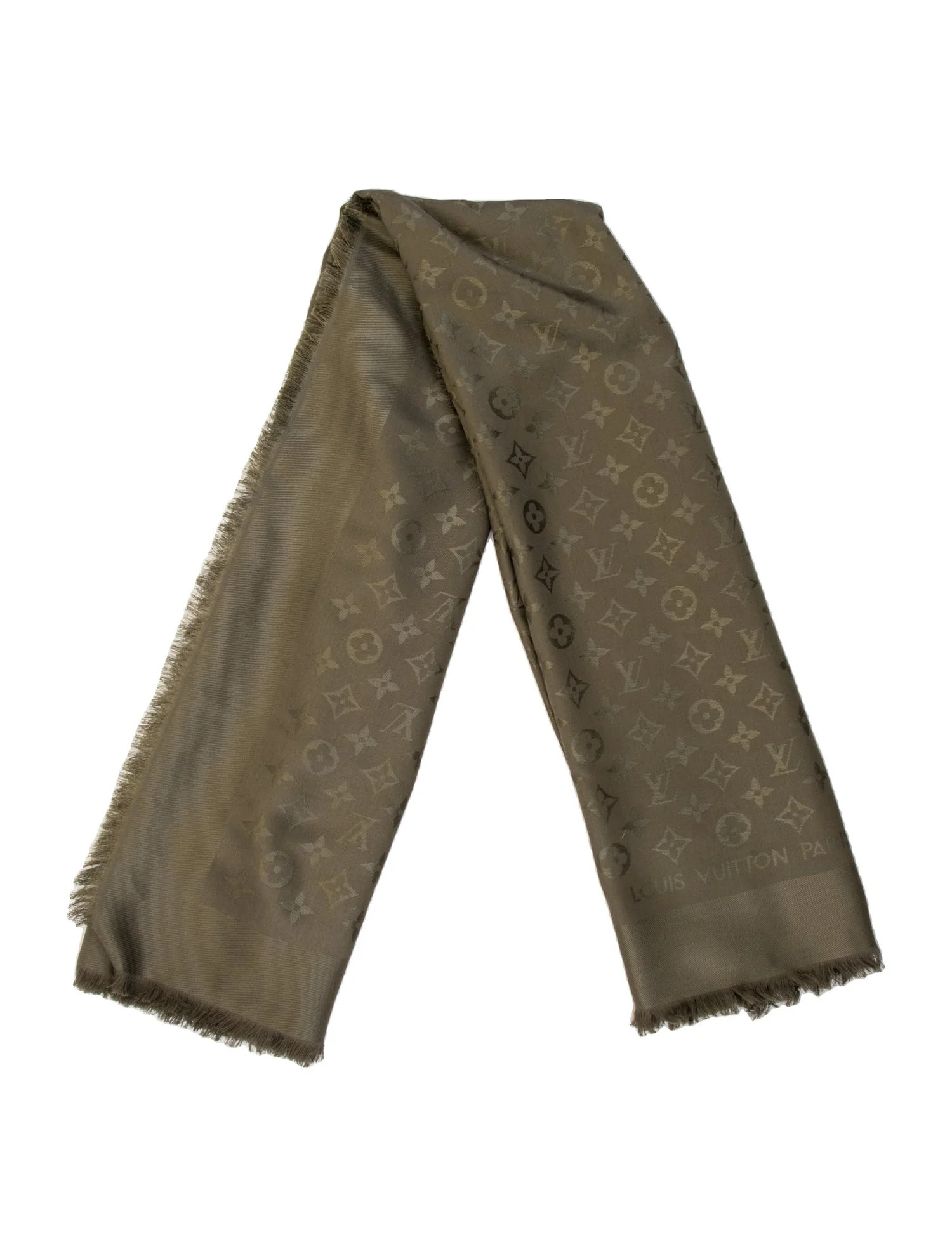 Louis Vuitton Silk Monogram Pattern Scarf - Green Scarves and Shawls, Accessories - LOU1248828 | ... | The RealReal