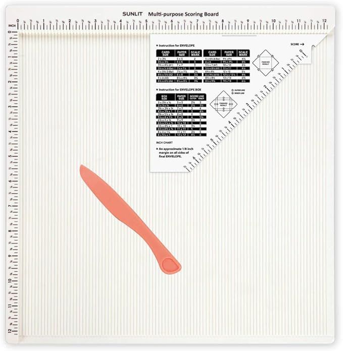 Bira Craft 12 X 12 inch Multi-Purpose Scoring Board & Score and Fold Tool (Scoring Board) | Amazon (US)