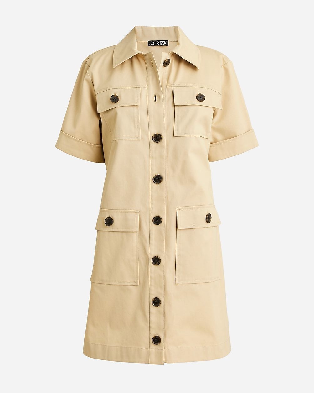 Gamine shirtdress in stretch twill | J.Crew US