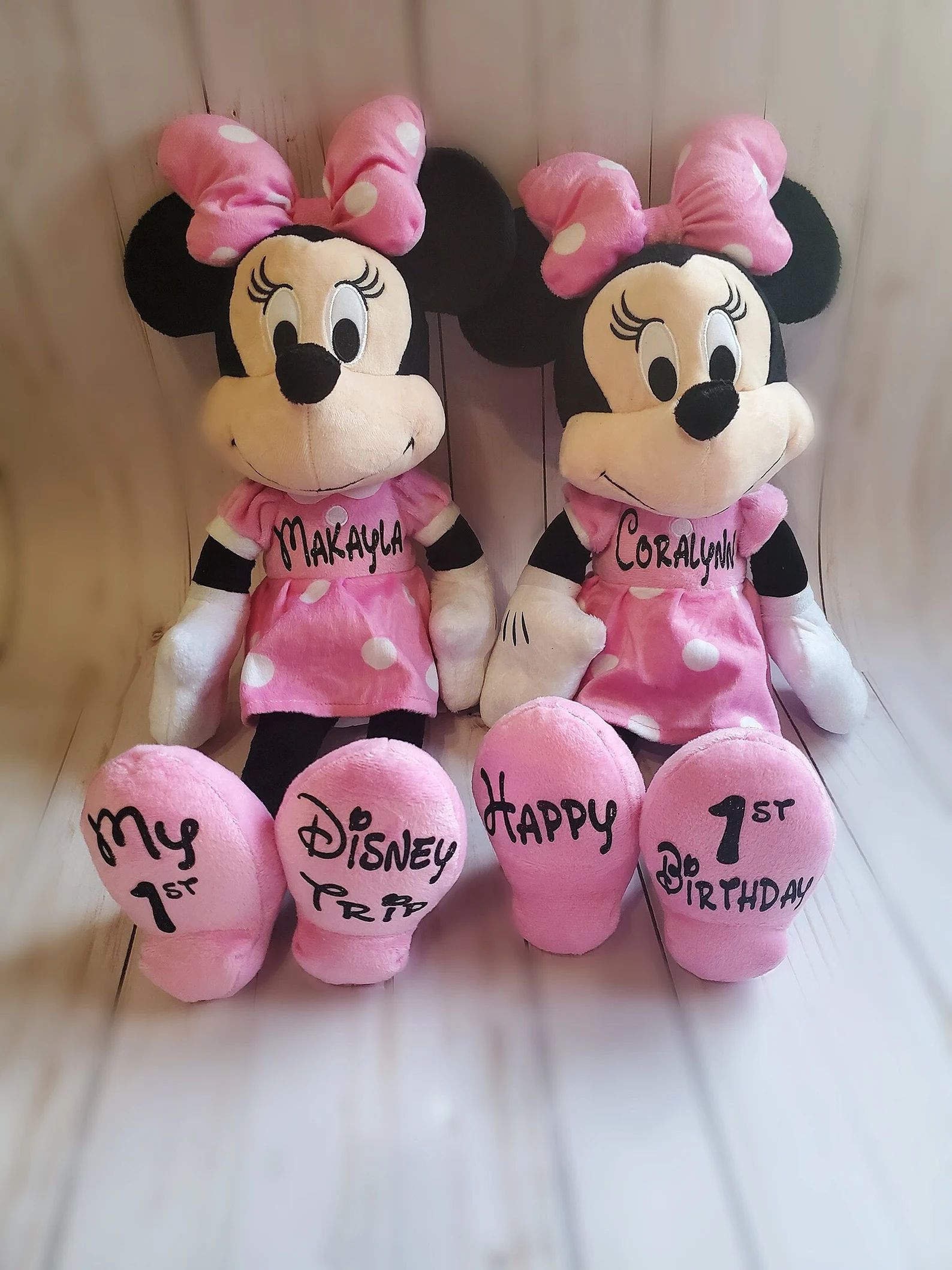 Custom Minnie Plush First Disney Trip Happy Birthday Minnie | Etsy | Etsy (US)