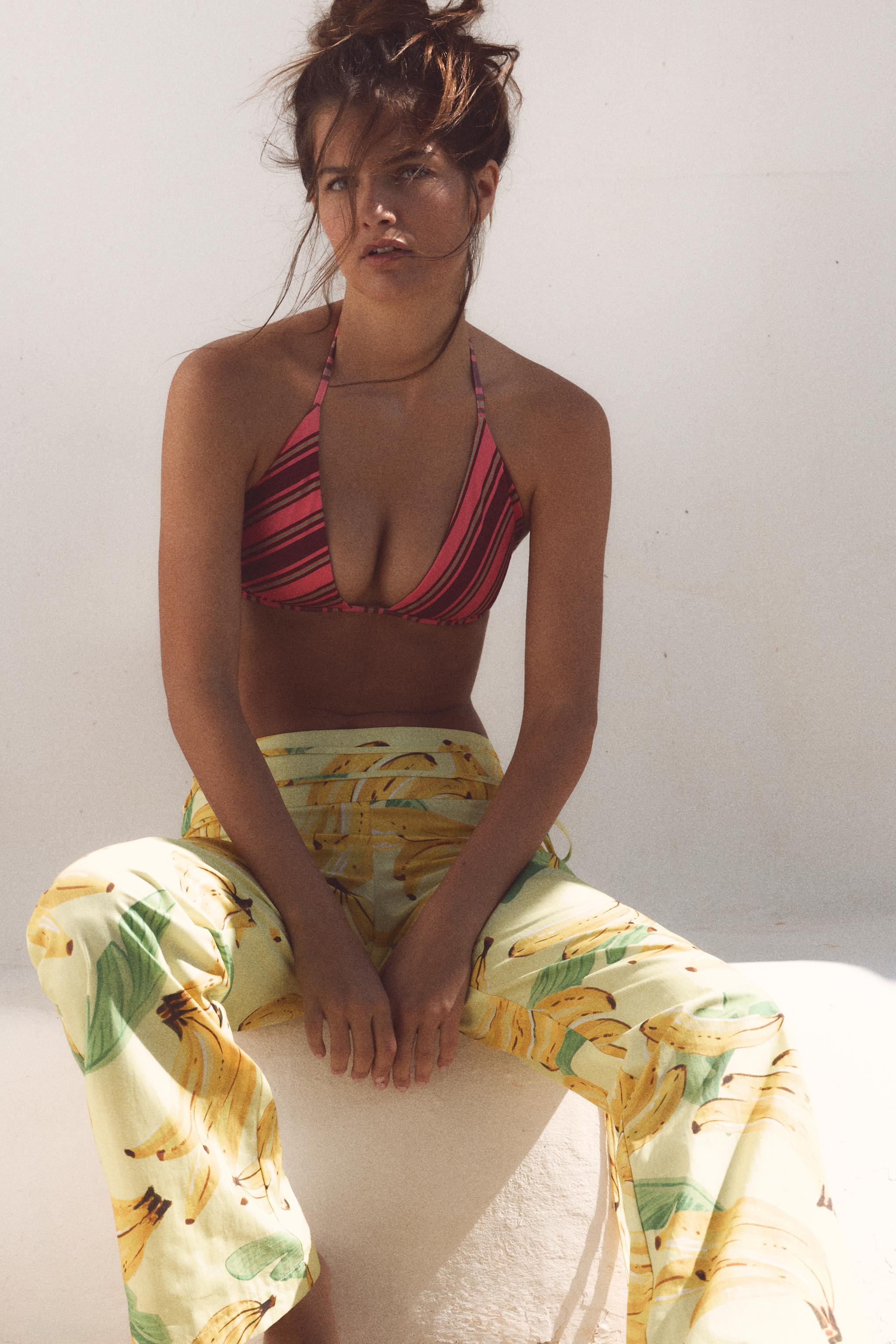 FRUIT PRINT DRAWSTRING PANTS | Zara US