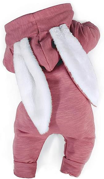 ModaIoo Rabbit Clothes for Baby Girls Boys Playwear Bunny Hoodie Jumpsuits Outfits | Amazon (US)