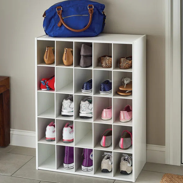 Stackable Organizers 12 Pairs Manufactured Wood Shoe Rack | Wayfair North America