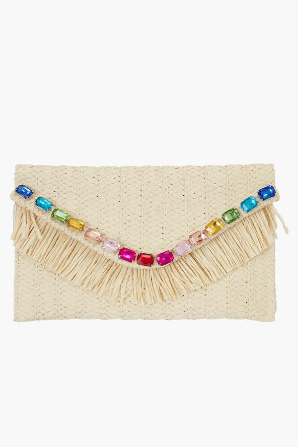 Skylar Rainbow Crystal Clutch | Tuckernuck (US)