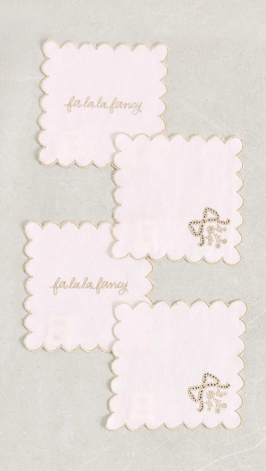 Winter Ribbon Cocktail Napkins | Shopbop