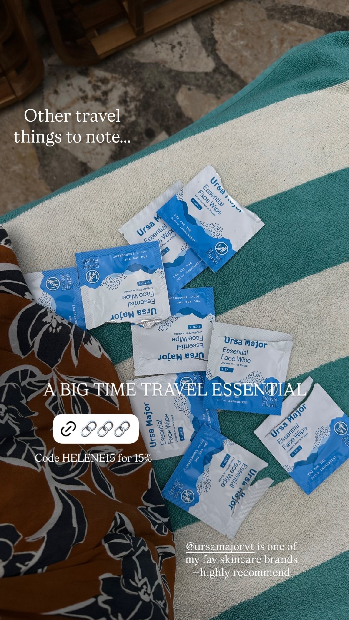 I never travel without these. ADORE. Linked here but if you purchase directly on the Ursa Major site, use code HELENE15 for 15% off. 

#LTKBeauty #LTKTravel