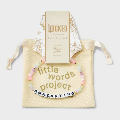 Little Words Project x Wicked "Amazafying" Beaded Bracelet - Pink/Purple/Pearl | Target