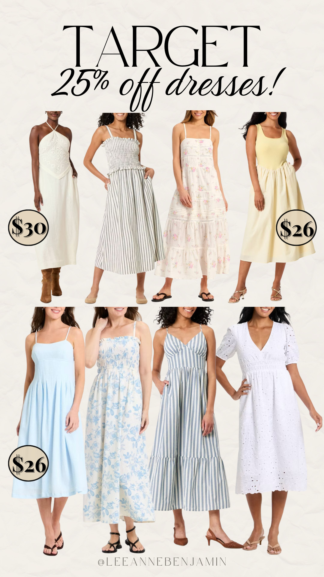 25% off Target dresses today! A great time to get one for Easter Sunday! 

 #LTKgrwm #LTKmomlife #LTKSaleAlert