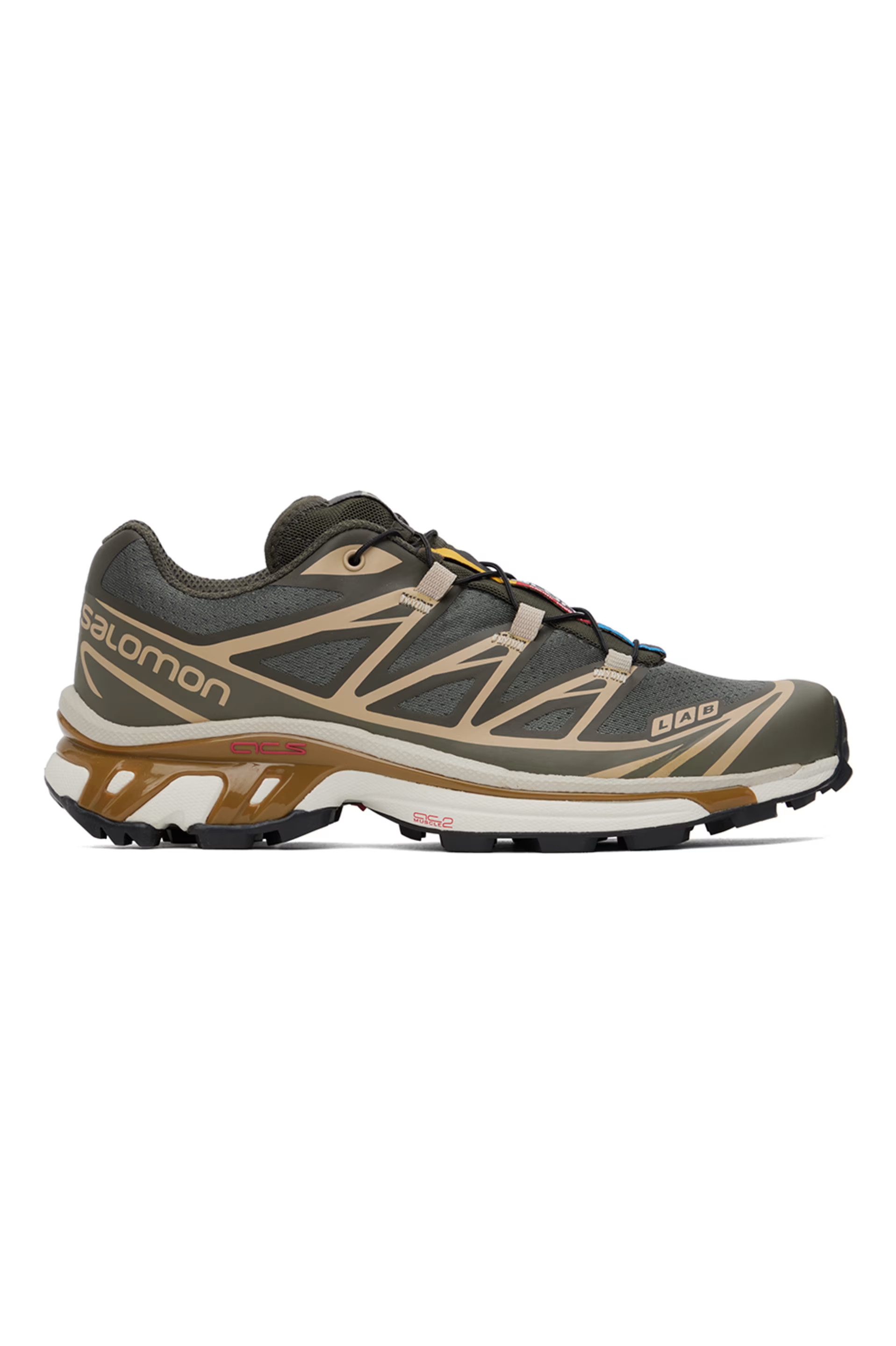Salomon - Khaki XT-6 Sneakers | SSENSE