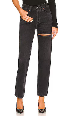 AGOLDE Lana Straight in Descent from Revolve.com | Revolve Clothing (Global)