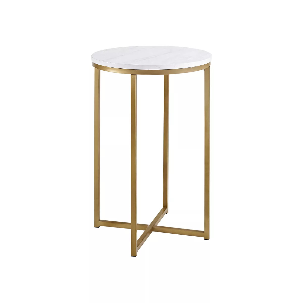 Vivian Glam X Leg Round Side Table - Saracina Home | Target
