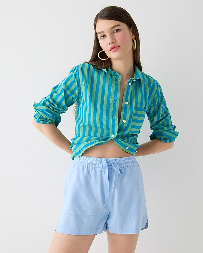 New seaside short in linen blend | J. Crew US
