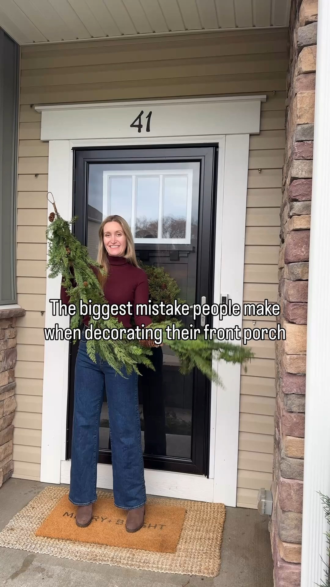 Our front porch garland & wreath are up! I have 4 strands of garland around our door! I love how full it looks! 

Code CREATOR will save you 10% off your purchase of $75 or more! 

#LTKHoliday #LTKHome #LTKSeasonal