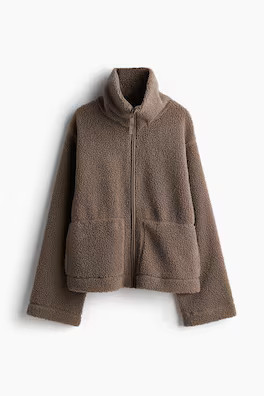 Half-zip Teddy Jacket | H&M (US + CA)